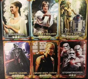 Star Wars Celebration 2017 - Force Collection card set